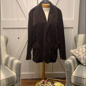 Gap Men’s XXL Chocolate Brown Corduroy Blazer